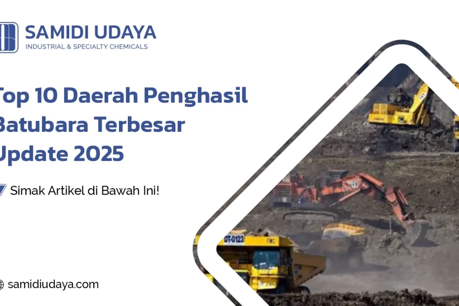 Top 10 Daerah Penghasil Batubara Terbesar Update 2025