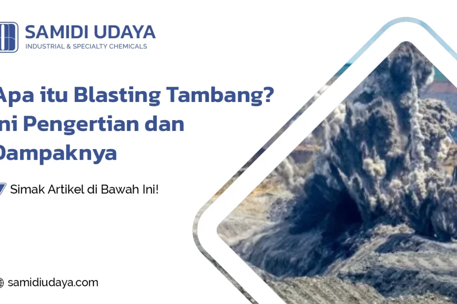 blasting tambang