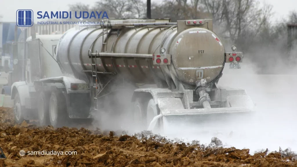 alat berat soil stabilizer