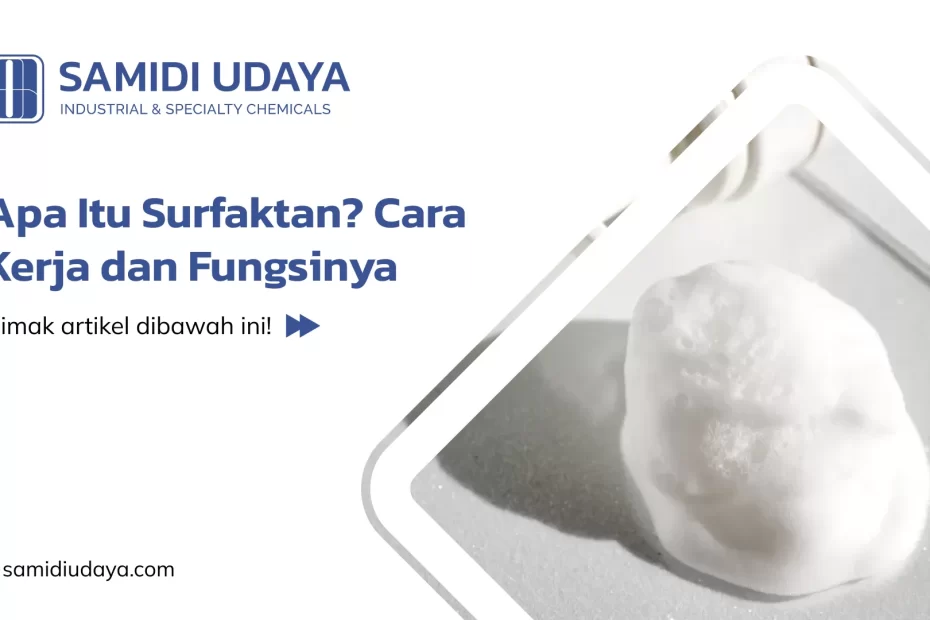 Apa Itu Surfaktan? Cara Kerja dan Fungsinya