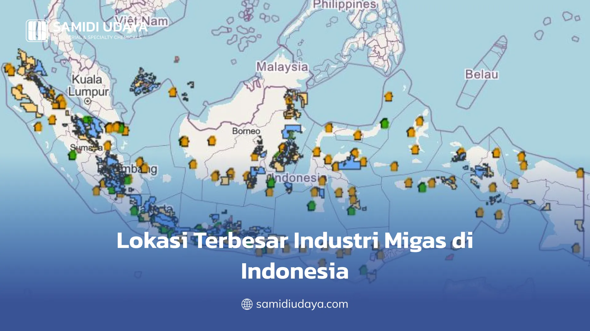 Lokasi Terbesar Industri Migas di Indonesia