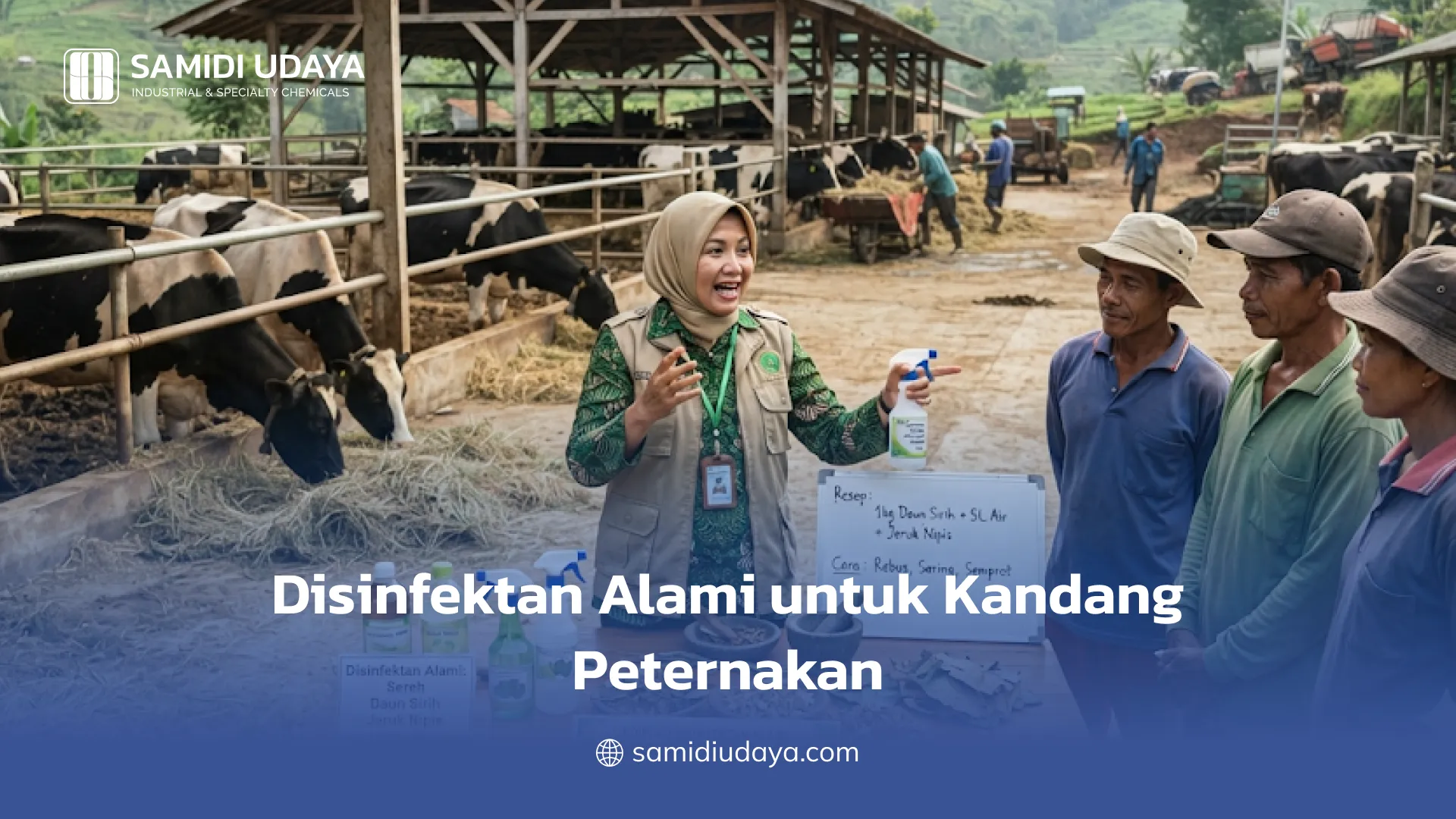 Disinfektan Alami untuk Kandang Peternakan