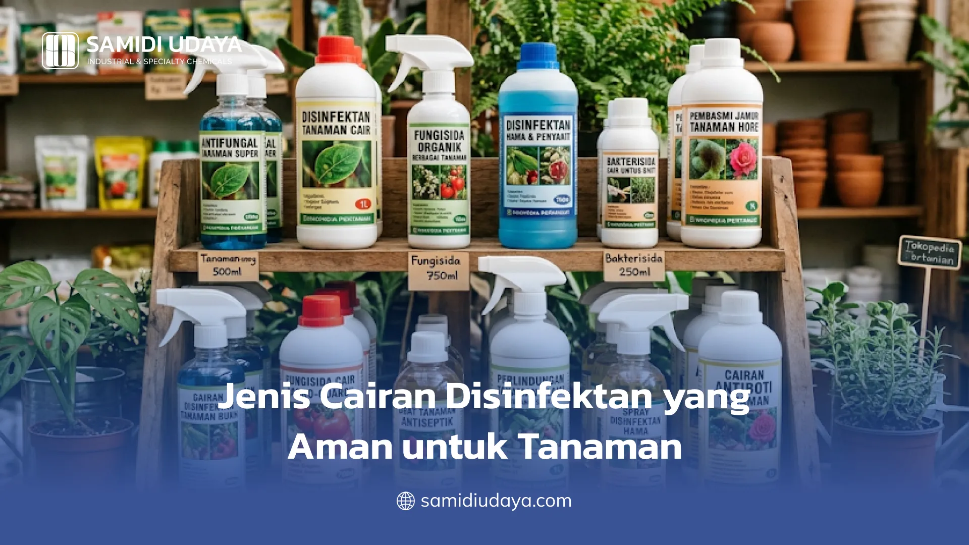 Jenis Cairan Disinfektan yang Aman untuk Tanaman