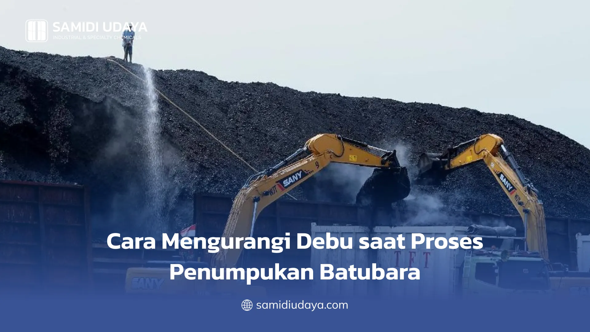 Cara Mengurangi Debu saat Proses Penumpukan Batubara