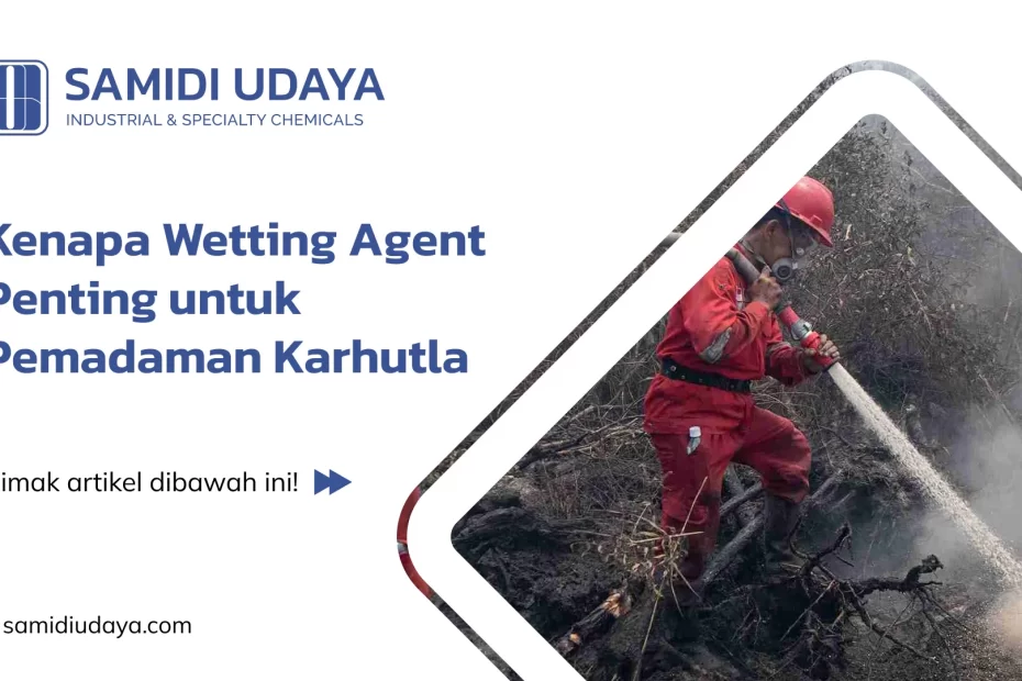 Kenapa Wetting Agent Penting untuk Pemadaman Karhutla